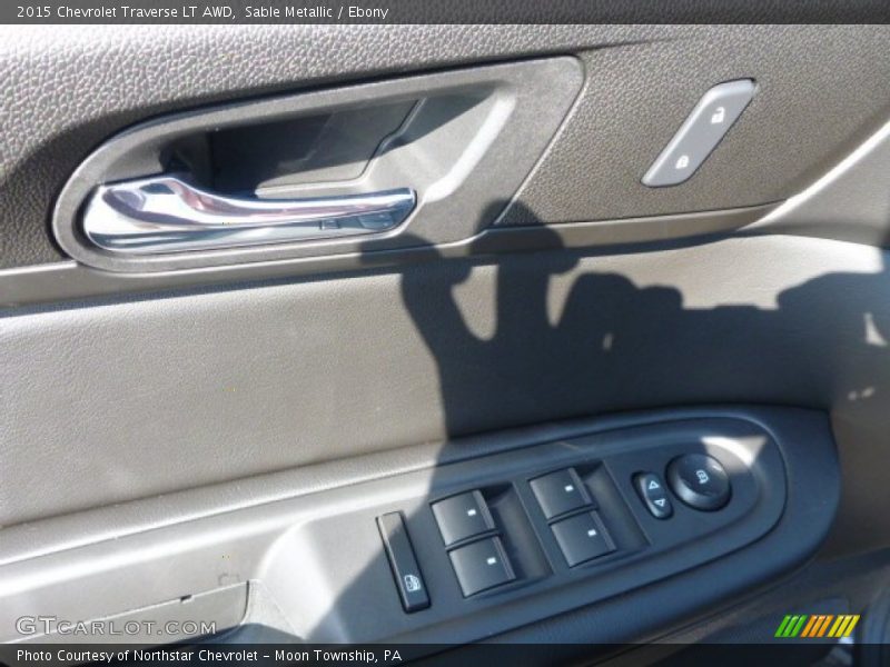 Sable Metallic / Ebony 2015 Chevrolet Traverse LT AWD