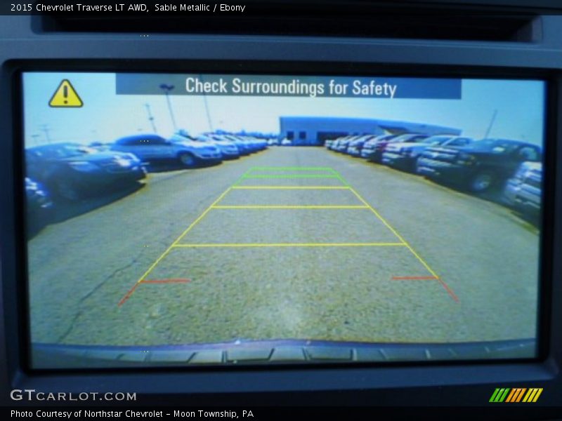 Sable Metallic / Ebony 2015 Chevrolet Traverse LT AWD