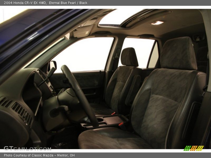 Eternal Blue Pearl / Black 2004 Honda CR-V EX 4WD