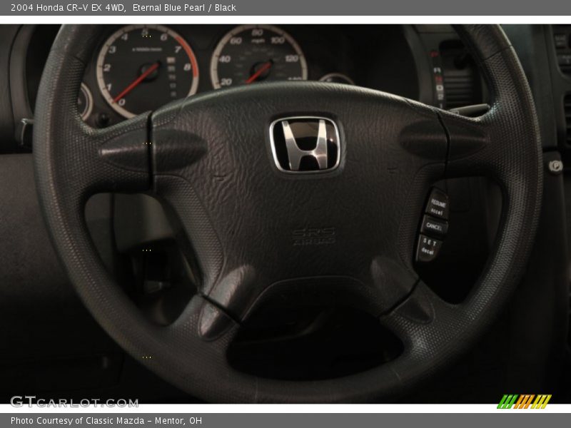Eternal Blue Pearl / Black 2004 Honda CR-V EX 4WD