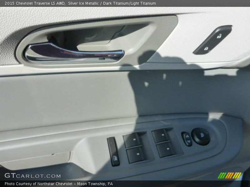 Silver Ice Metallic / Dark Titanium/Light Titanium 2015 Chevrolet Traverse LS AWD