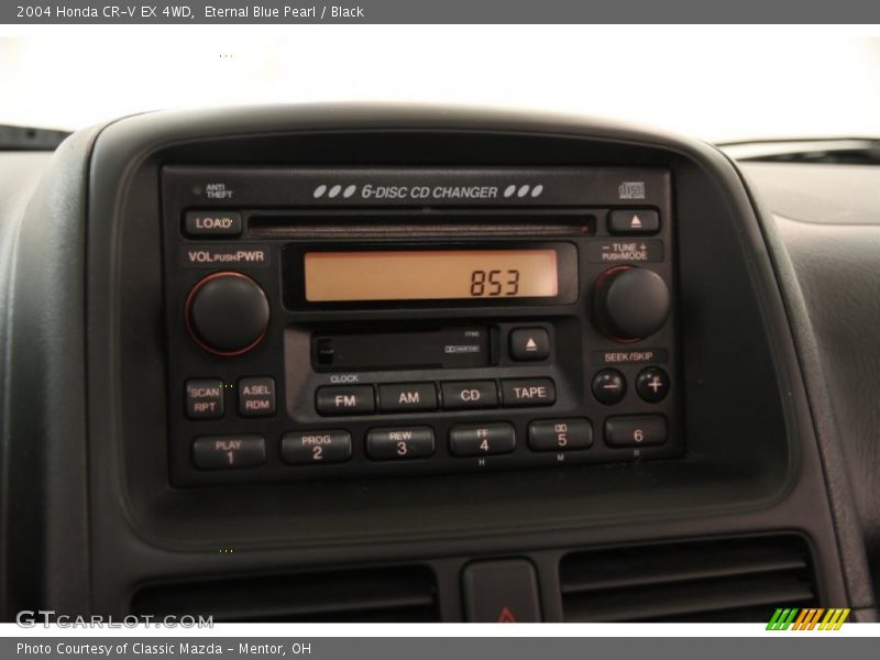 Eternal Blue Pearl / Black 2004 Honda CR-V EX 4WD