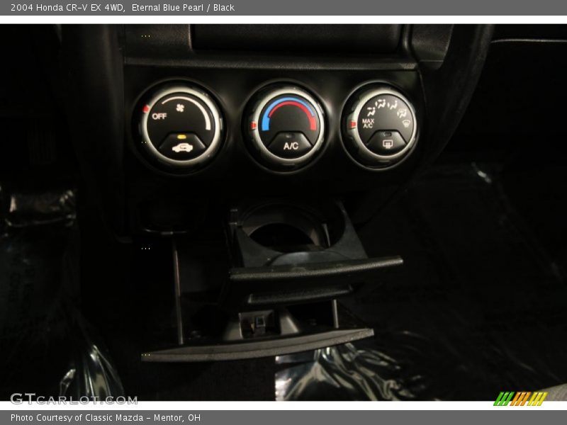 Eternal Blue Pearl / Black 2004 Honda CR-V EX 4WD