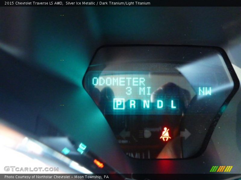 Silver Ice Metallic / Dark Titanium/Light Titanium 2015 Chevrolet Traverse LS AWD
