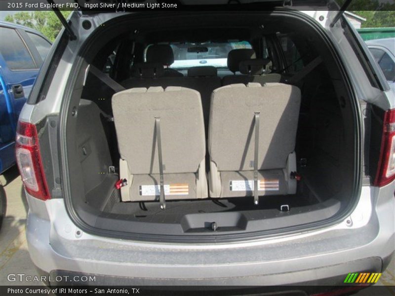 Ingot Silver / Medium Light Stone 2015 Ford Explorer FWD