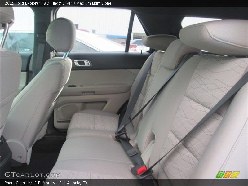 Ingot Silver / Medium Light Stone 2015 Ford Explorer FWD