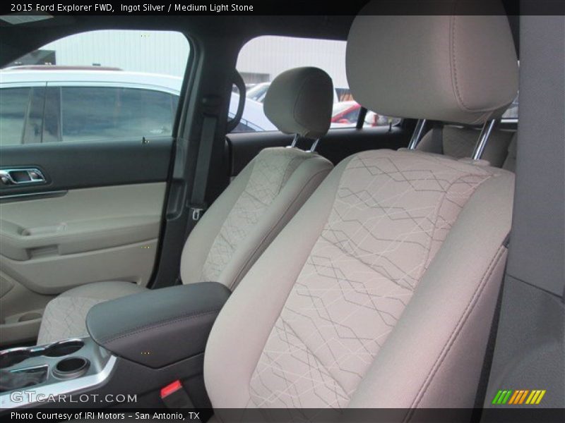 Ingot Silver / Medium Light Stone 2015 Ford Explorer FWD