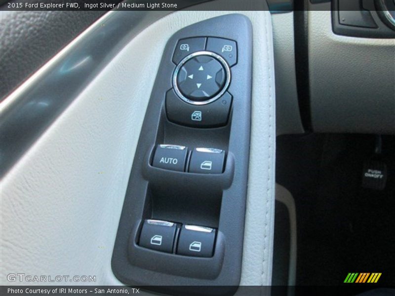 Ingot Silver / Medium Light Stone 2015 Ford Explorer FWD