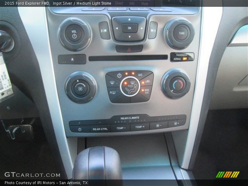 Ingot Silver / Medium Light Stone 2015 Ford Explorer FWD
