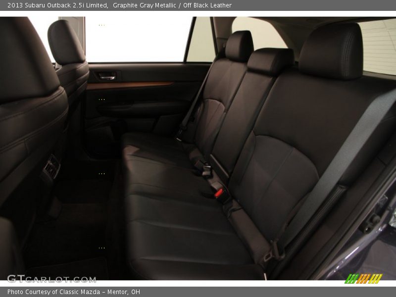 Graphite Gray Metallic / Off Black Leather 2013 Subaru Outback 2.5i Limited