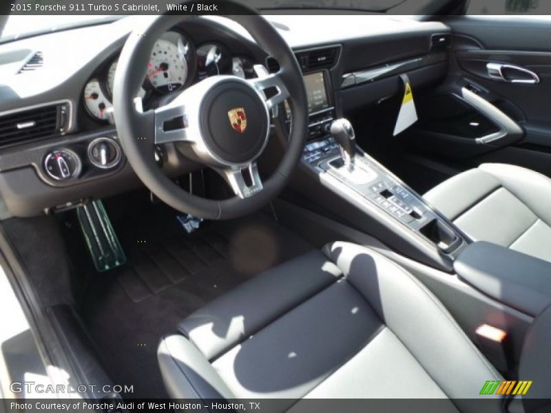 Black Interior - 2015 911 Turbo S Cabriolet 