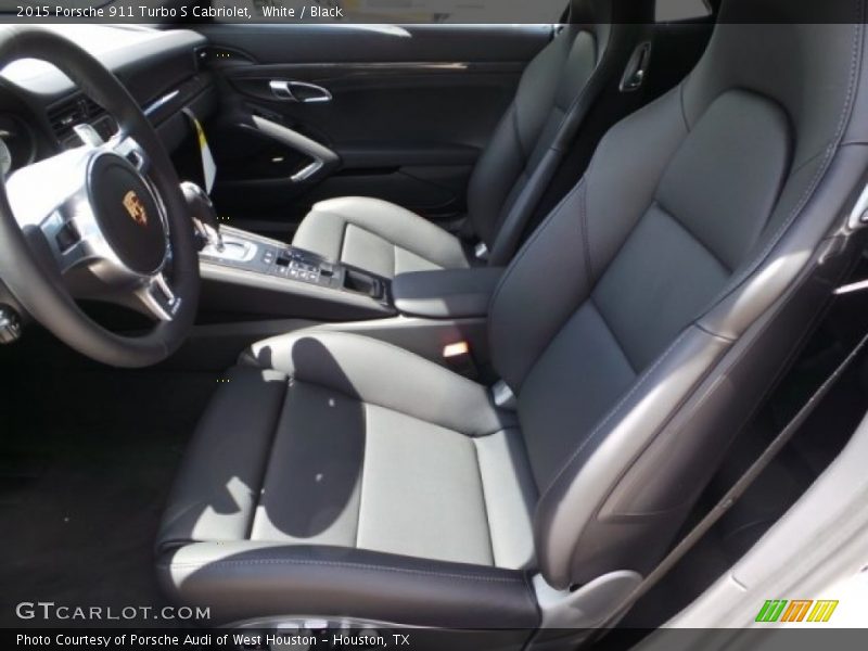 Front Seat of 2015 911 Turbo S Cabriolet