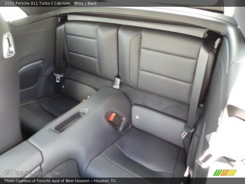 Rear Seat of 2015 911 Turbo S Cabriolet