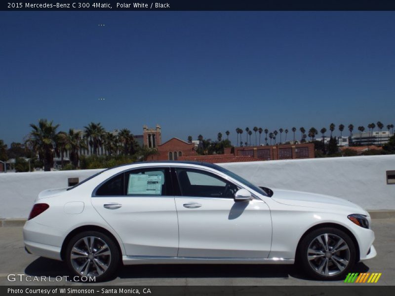 Polar White / Black 2015 Mercedes-Benz C 300 4Matic