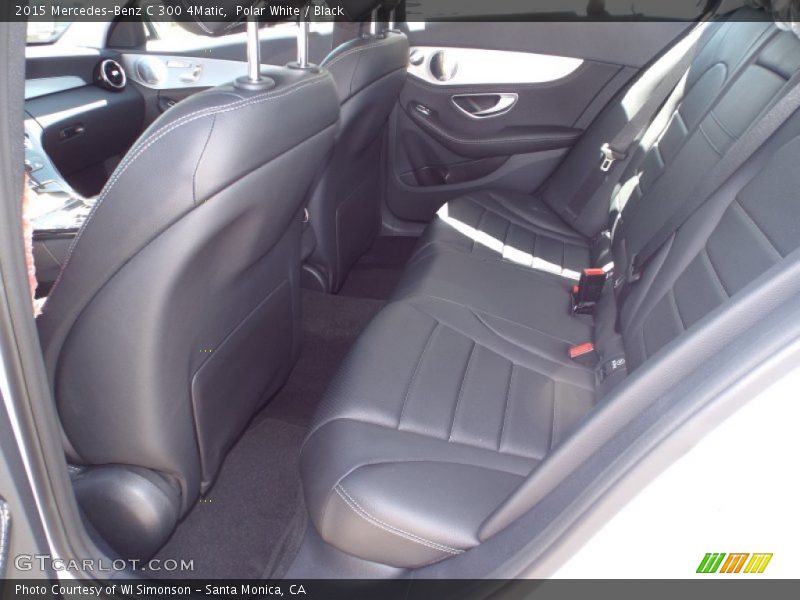 Polar White / Black 2015 Mercedes-Benz C 300 4Matic