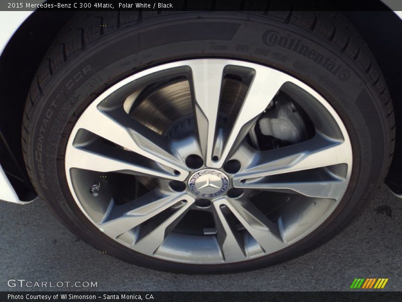 Polar White / Black 2015 Mercedes-Benz C 300 4Matic