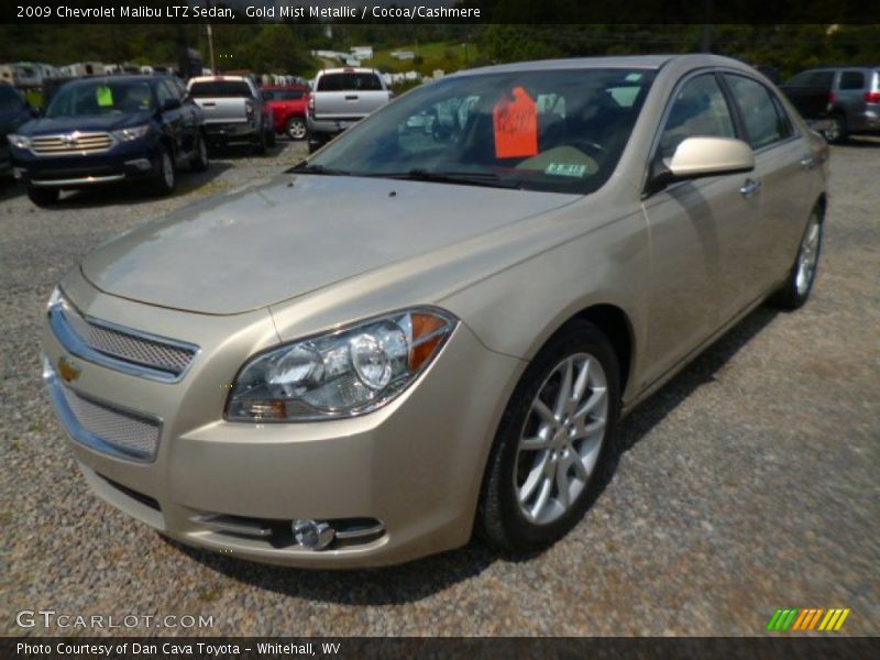 Gold Mist Metallic / Cocoa/Cashmere 2009 Chevrolet Malibu LTZ Sedan