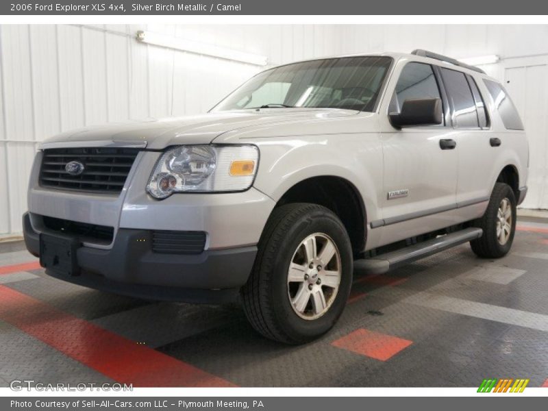 Silver Birch Metallic / Camel 2006 Ford Explorer XLS 4x4