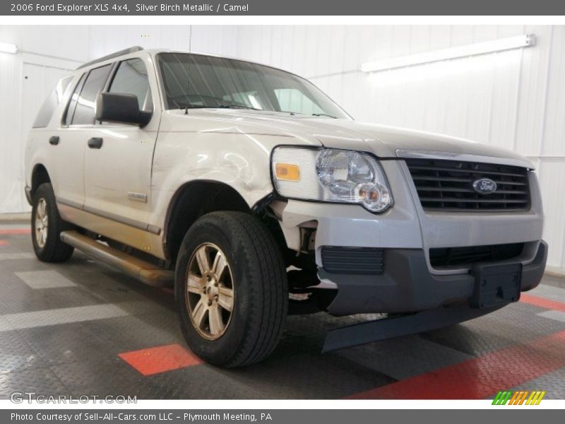 Silver Birch Metallic / Camel 2006 Ford Explorer XLS 4x4