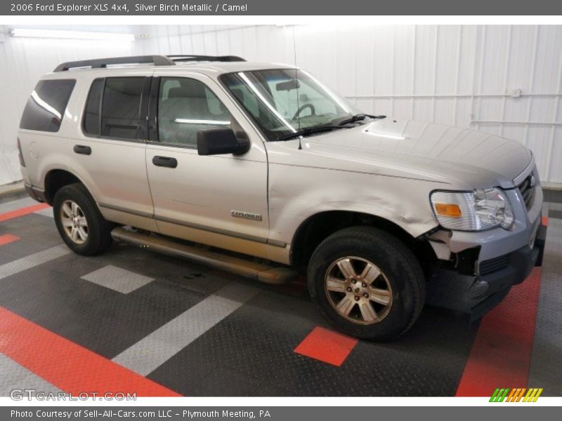 Silver Birch Metallic / Camel 2006 Ford Explorer XLS 4x4