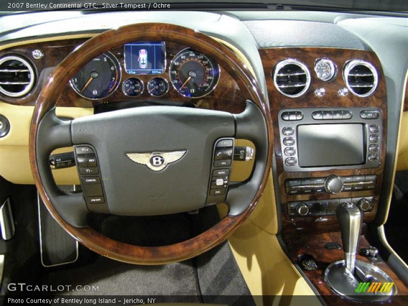 Silver Tempest / Ochre 2007 Bentley Continental GTC