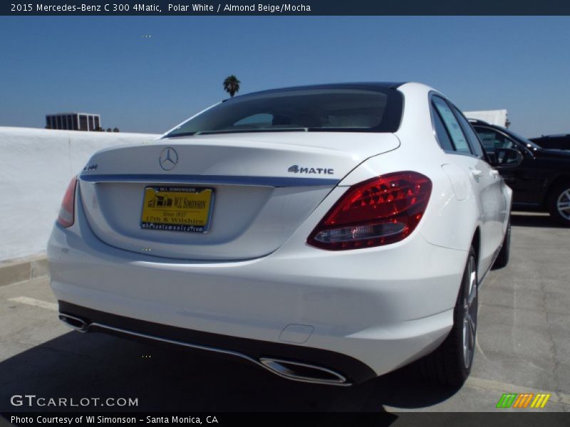 Polar White / Almond Beige/Mocha 2015 Mercedes-Benz C 300 4Matic