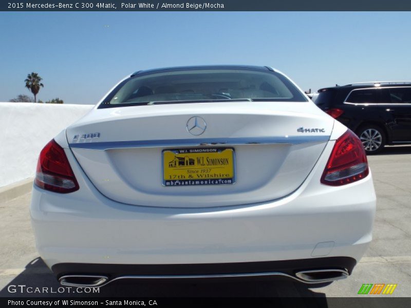 Polar White / Almond Beige/Mocha 2015 Mercedes-Benz C 300 4Matic