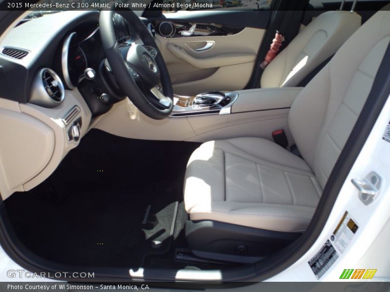 Polar White / Almond Beige/Mocha 2015 Mercedes-Benz C 300 4Matic
