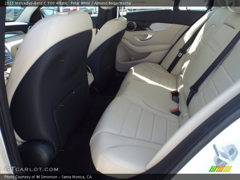 Polar White / Almond Beige/Mocha 2015 Mercedes-Benz C 300 4Matic