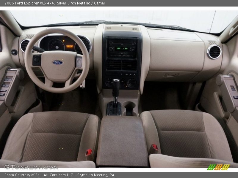 Silver Birch Metallic / Camel 2006 Ford Explorer XLS 4x4