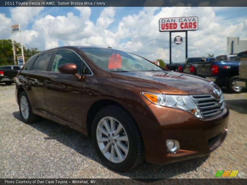 Sunset Bronze Mica / Ivory 2011 Toyota Venza I4 AWD