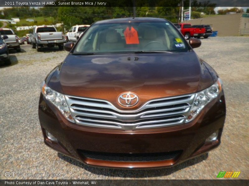 Sunset Bronze Mica / Ivory 2011 Toyota Venza I4 AWD
