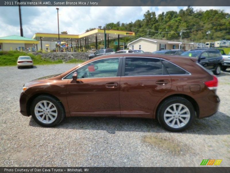 Sunset Bronze Mica / Ivory 2011 Toyota Venza I4 AWD
