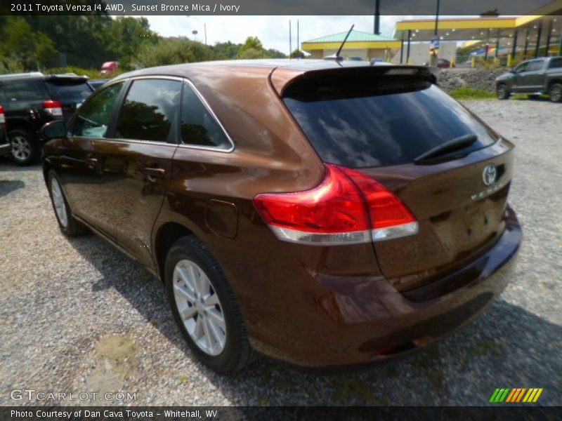 Sunset Bronze Mica / Ivory 2011 Toyota Venza I4 AWD