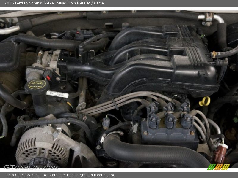 Silver Birch Metallic / Camel 2006 Ford Explorer XLS 4x4