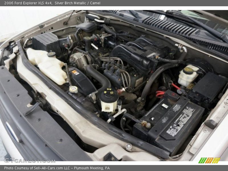 Silver Birch Metallic / Camel 2006 Ford Explorer XLS 4x4