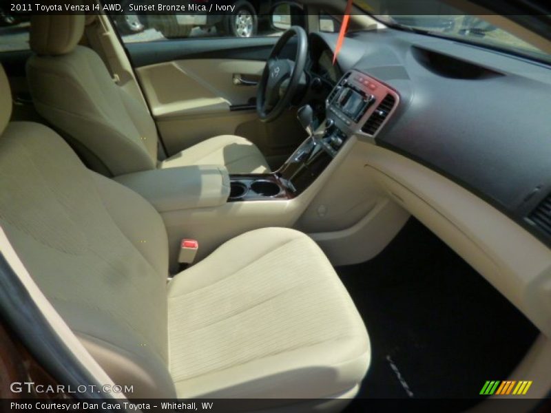 Sunset Bronze Mica / Ivory 2011 Toyota Venza I4 AWD