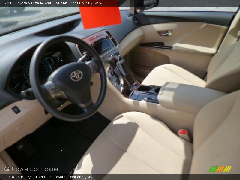 Sunset Bronze Mica / Ivory 2011 Toyota Venza I4 AWD