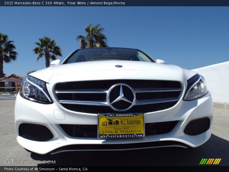 Polar White / Almond Beige/Mocha 2015 Mercedes-Benz C 300 4Matic