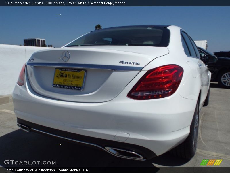 Polar White / Almond Beige/Mocha 2015 Mercedes-Benz C 300 4Matic