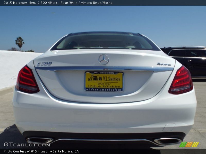 Polar White / Almond Beige/Mocha 2015 Mercedes-Benz C 300 4Matic