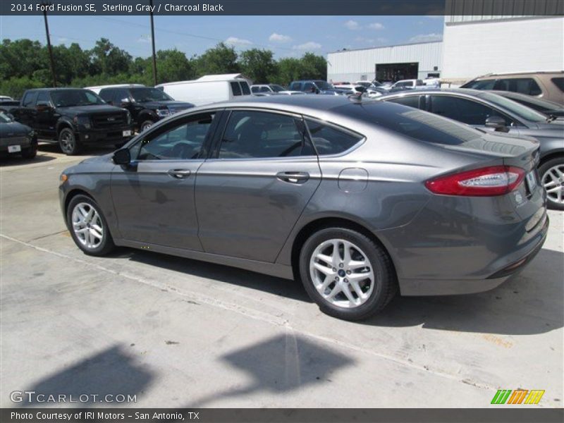 Sterling Gray / Charcoal Black 2014 Ford Fusion SE