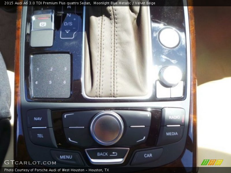 Moonlight Blue Metallic / Velvet Beige 2015 Audi A6 3.0 TDI Premium Plus quattro Sedan