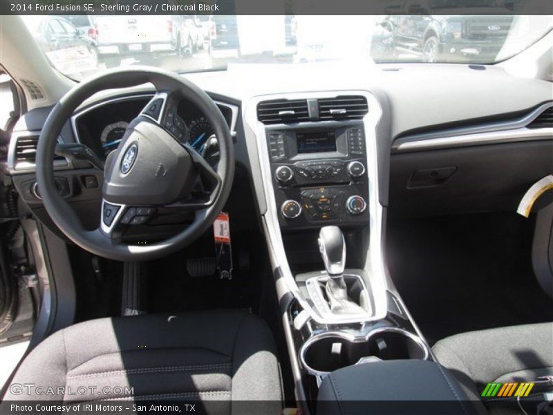 Sterling Gray / Charcoal Black 2014 Ford Fusion SE