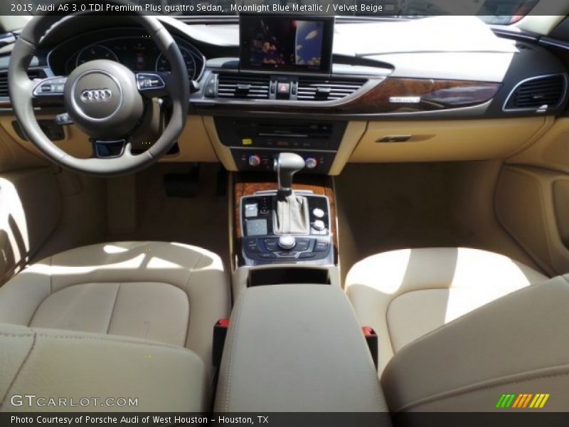 Moonlight Blue Metallic / Velvet Beige 2015 Audi A6 3.0 TDI Premium Plus quattro Sedan