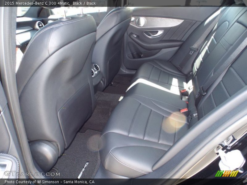Black / Black 2015 Mercedes-Benz C 300 4Matic
