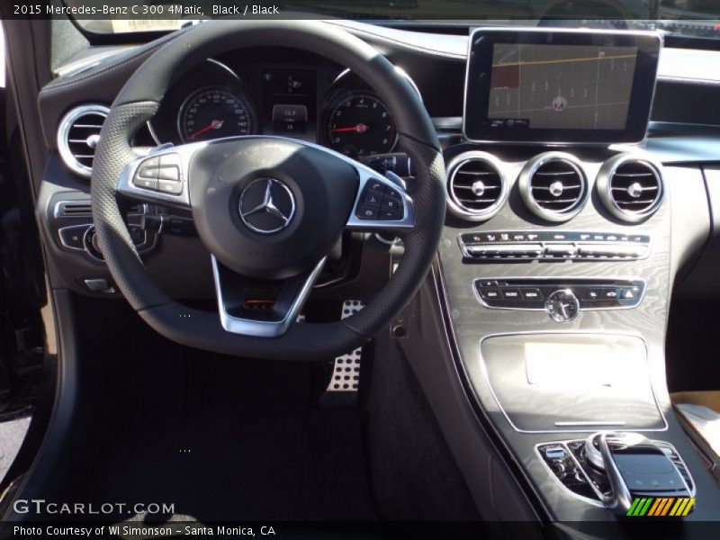 Black / Black 2015 Mercedes-Benz C 300 4Matic