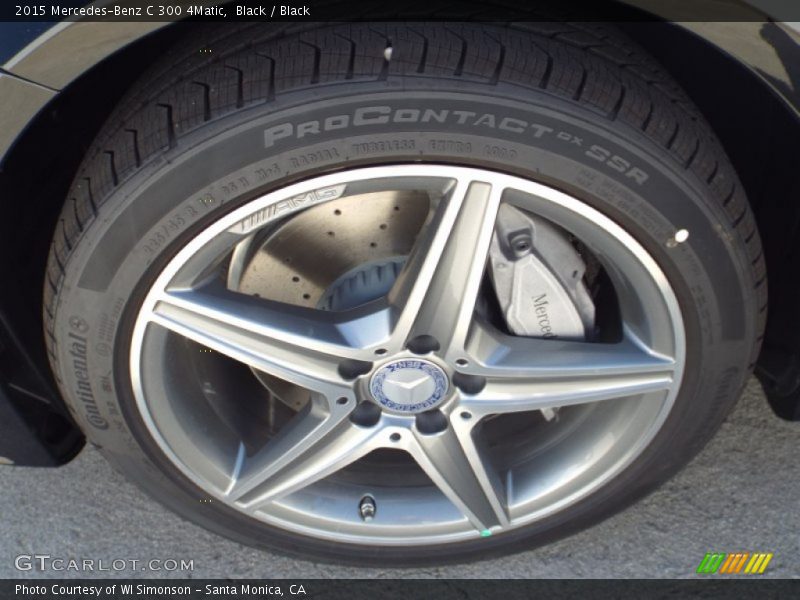 Black / Black 2015 Mercedes-Benz C 300 4Matic