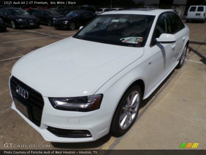 Ibis White / Black 2015 Audi A4 2.0T Premium