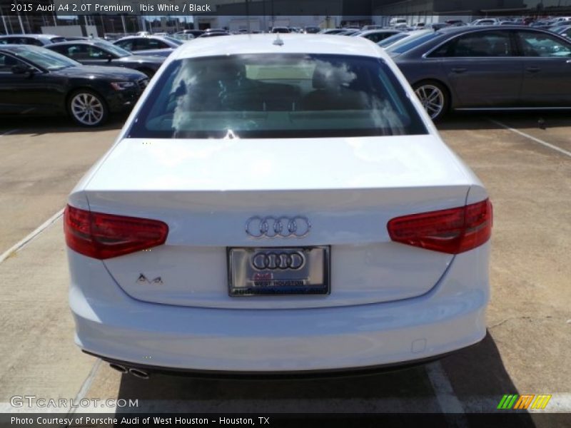 Ibis White / Black 2015 Audi A4 2.0T Premium